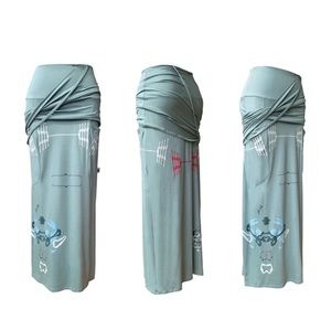 Eirocori teal long skirt